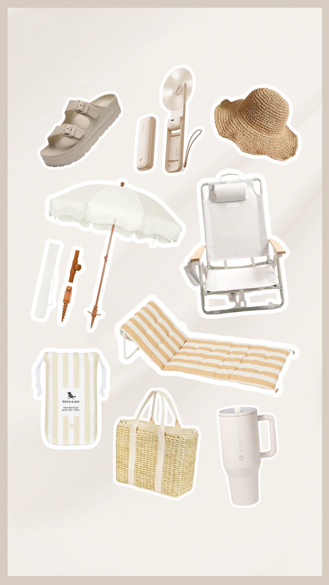 Beach necessities 🐚🤍

#LTKSwim #LTKSeasonal #LTKTravel