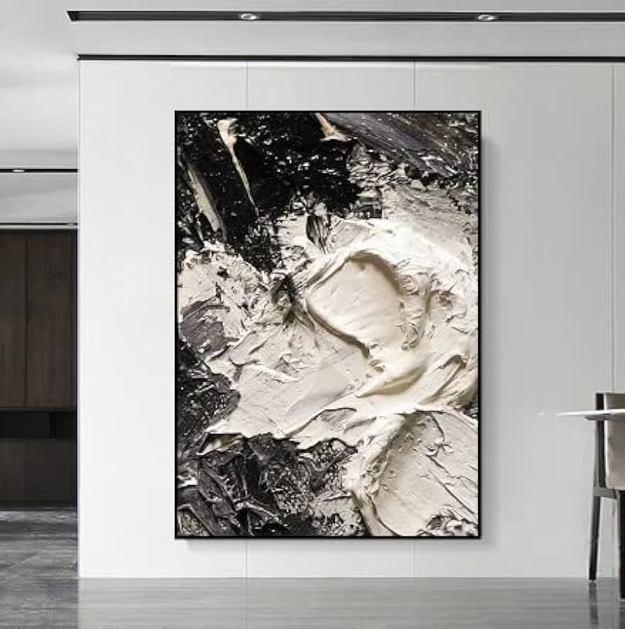 Big Art Small Price - Large Unframed Hand Painted on Canvas Thick Oil Textured Wall Painting - Ab... | Amazon (US)
