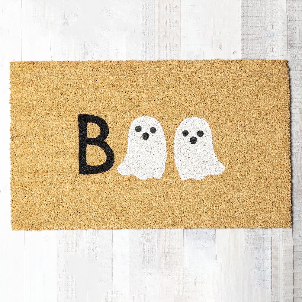 BOO Halloween Doormat | West Elm (US)