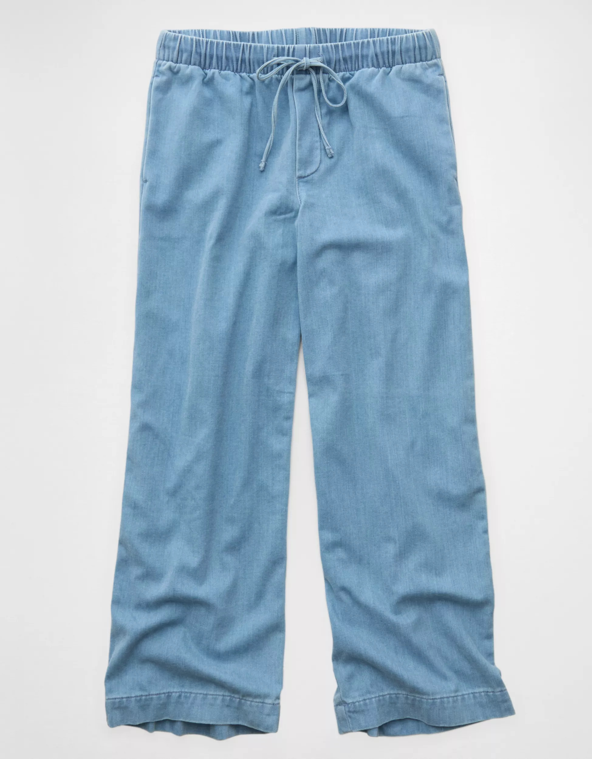 AE Cozy Dreamy Drape Low-Rise Ultra Wide-Leg Jean | American Eagle Outfitters (US & CA)