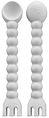 Ryan & Rose Baby Spoon and Fork [2 Pack] (Grey) | Amazon (US)