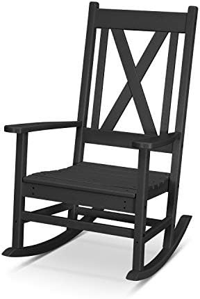 POLYWOOD Braxton Rocker, Black | Amazon (US)