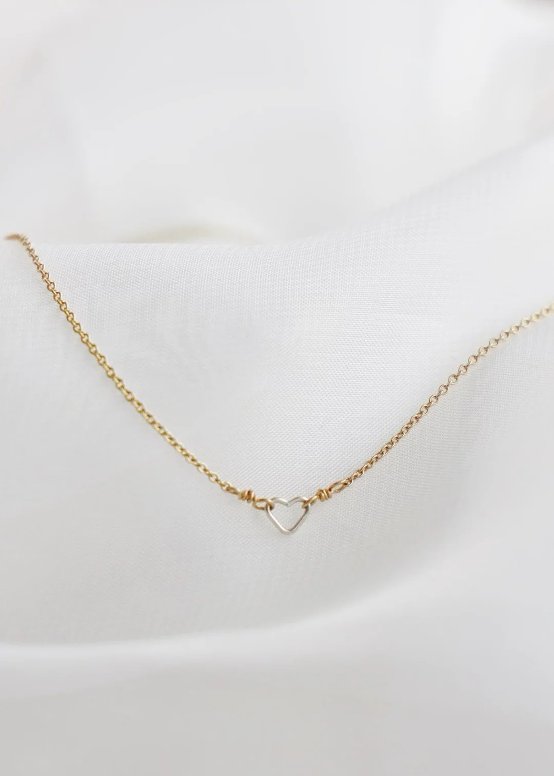 ITTY BITTY HEART NECKLACE | Honey+Ice