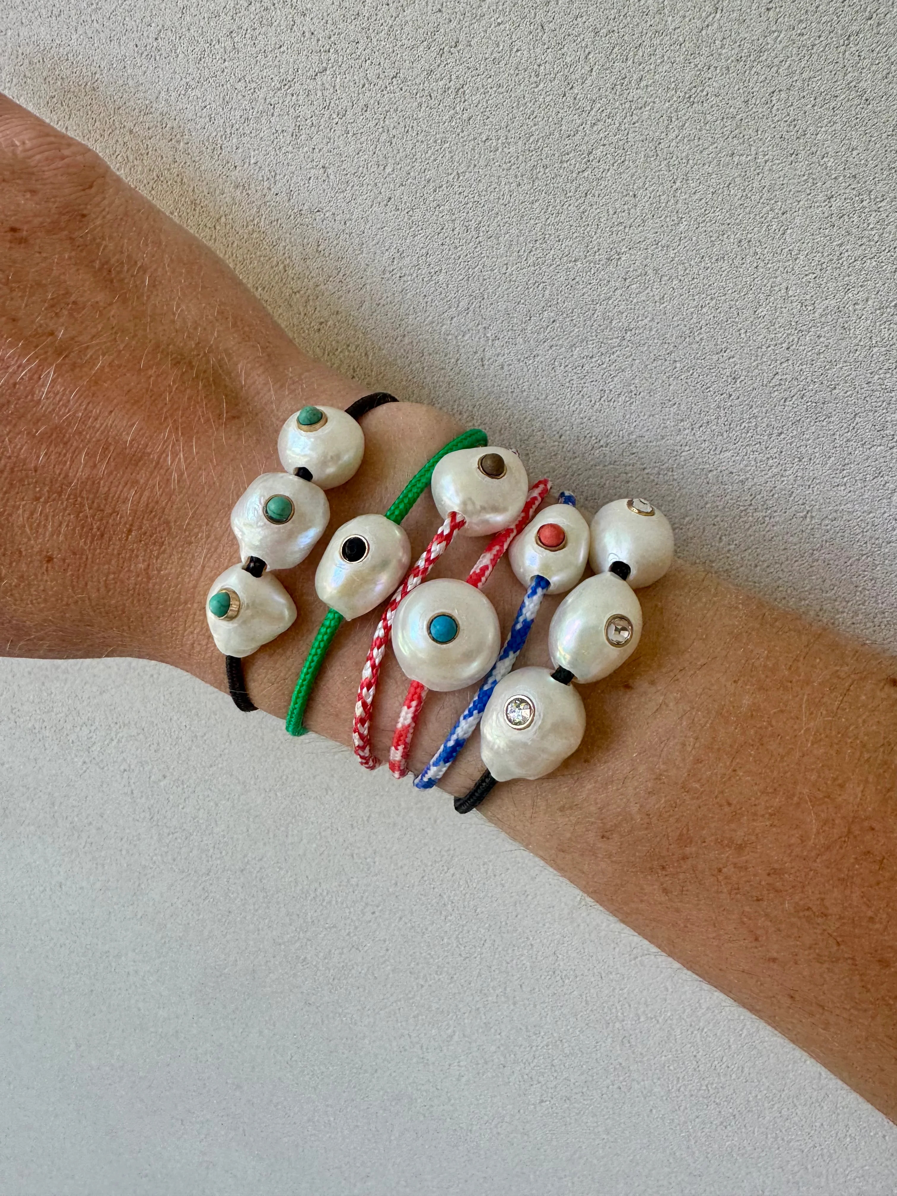 The Pearl Cord Bracelets PRESALE | La Lumiere NY