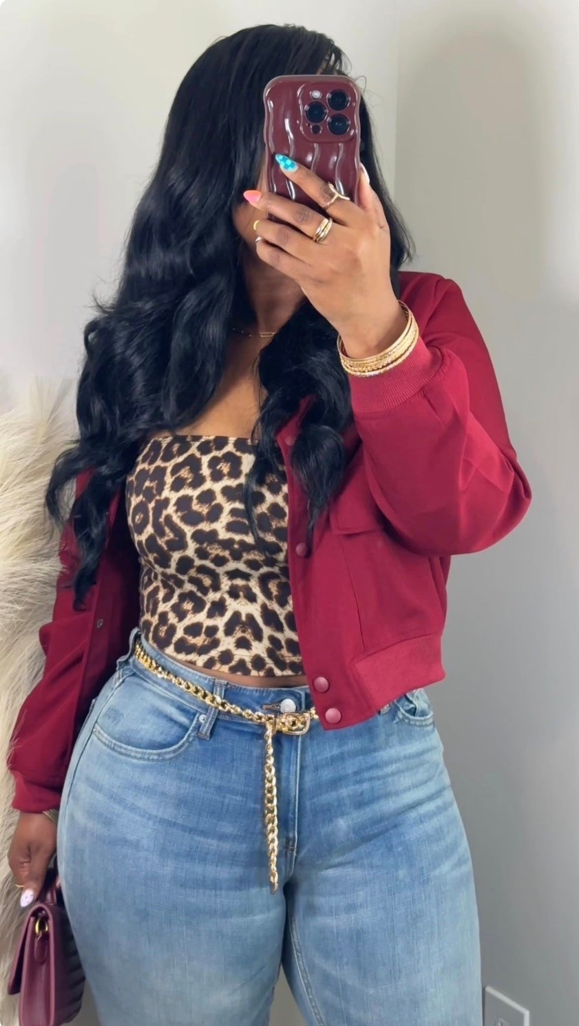 Leopard print will forever be THAT girl 🐆✨

The mix of the leopard top + deep red jacket is sooo good together. Easy to dress up with heels or keep casual with sneakers, and the gold details pull the whole look together 🤎

One of those outfits that looks put together without trying too hard.

#leopardprint #casualchic #everydaystyle #streetstylefashion #falltransitionstyle #denimlook #girlsnightoutfit #ltkstyle #fashionfinds #outfitinspo #neutralstyle

#LTKgrwm #LTKootd #LTKSeasonal