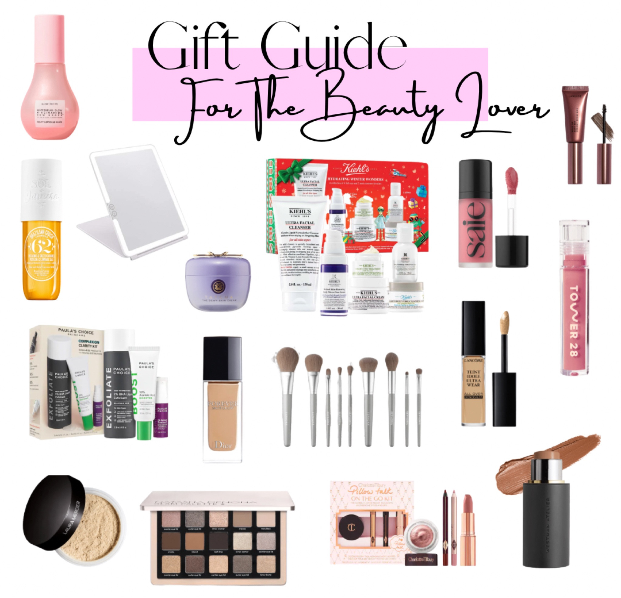 Gift Guide for the beauty lover from Sephora. Get 20% off with code GETGIFTING and 30% off all Sephora collection. Would be great for stocking stuffers, gifts for her, the college student, girlfriend, you name it. These are some of my skincare and makeup favorites. 💄

#LTKGiftGuide #LTKunder100 #LTKbeauty