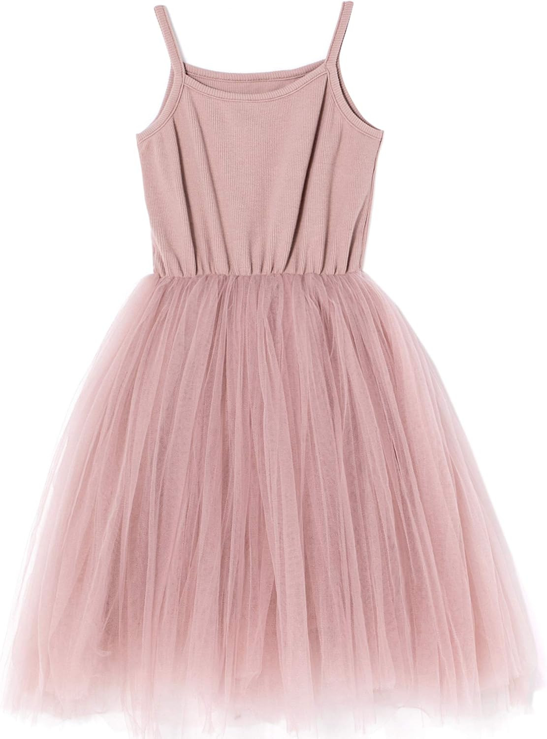 Niyage Girls Flutter Sleeve Princess Dress Toddler Square Neck Ruffle Vintage Party Dresses | Amazon (US)