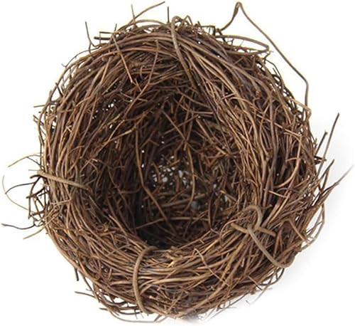Seadiquiet 1Pc Easter Bird Nest Anti-Scratch Decorative Lightweight Egg Decoration Prop Easter Bird Nest Compatible with Crafts Artificial Flowers Artificial Plants and Flowers（6 cm） | Amazon (US)