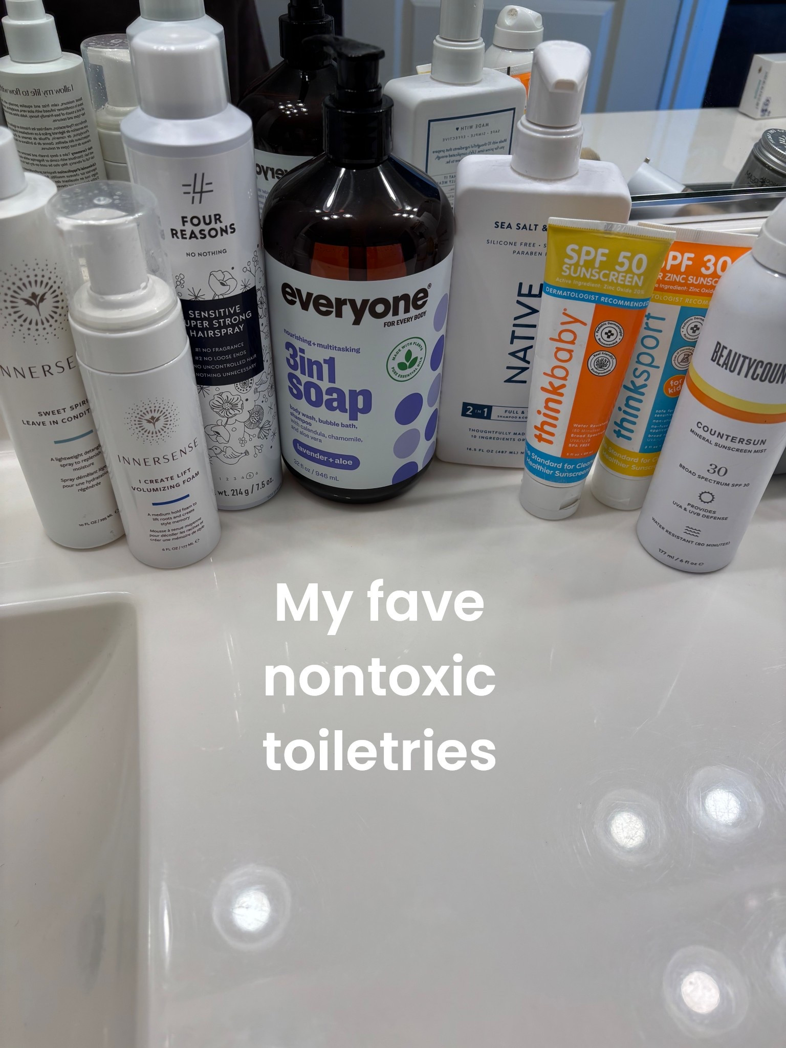 Kids soap, hair spray, shampoo, sunscreen! My fave nontoxic products for our fam❤️ 

#LTKBeauty #LTKFamily #LTKKids