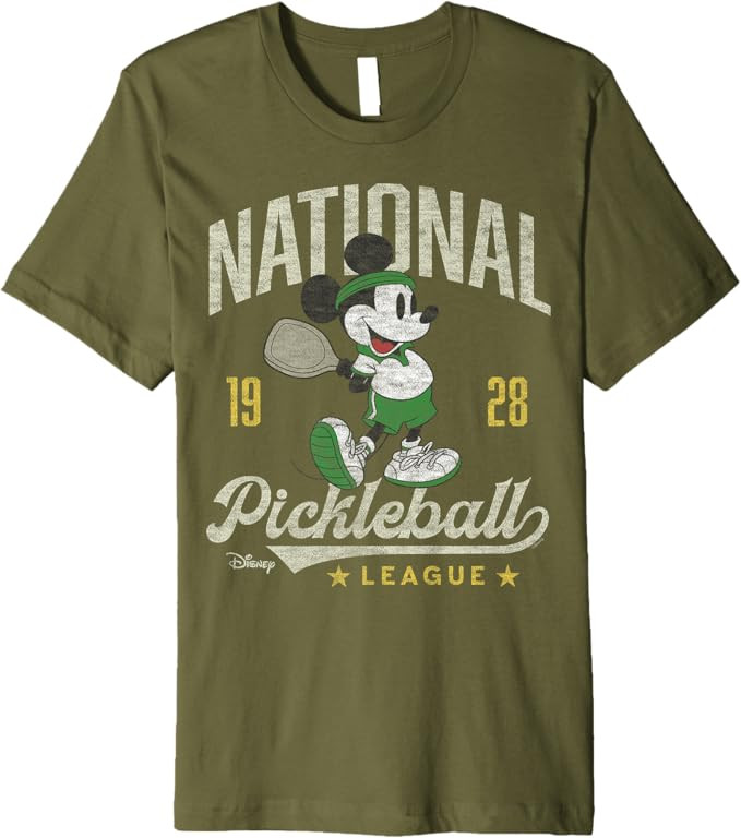 Mickey Mouse - National Pickleball League Premium T-Shirt | Amazon (US)