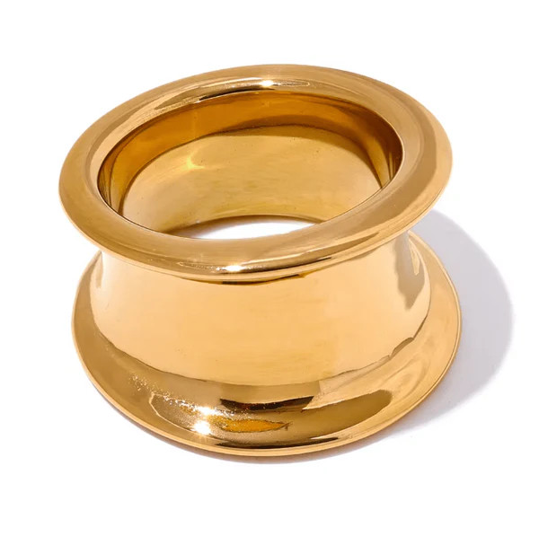 CIGAR BAND RING | Fallon Jewelry