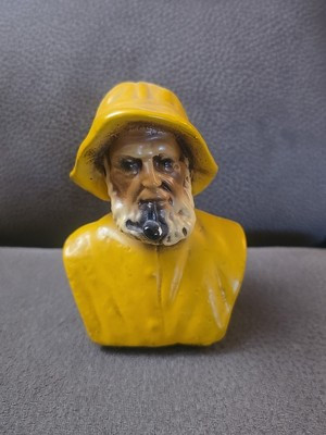Vintage Terrestone Captain Sailor Fisherman Bust | eBay US