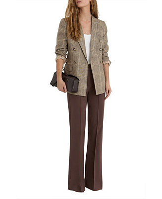 Women's Sybil Double Breasted Check Blazer | Macy's
