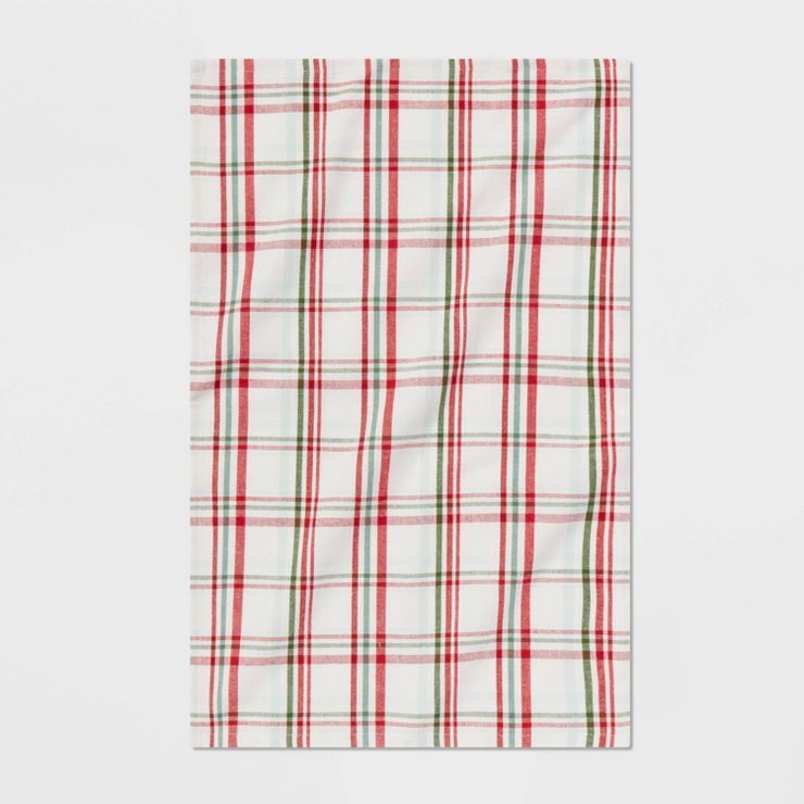 Cotton Plaid Kitchen Towel - Threshold™ | Target