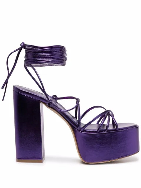 Paris Texas Malena 130mm Platform Sandals - Farfetch | Farfetch Global