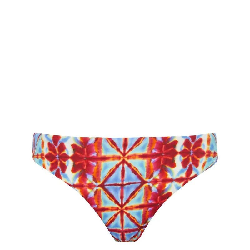Marie Oliver Elle Swim Bottom In Sea Glass - Red - M | Verishop
