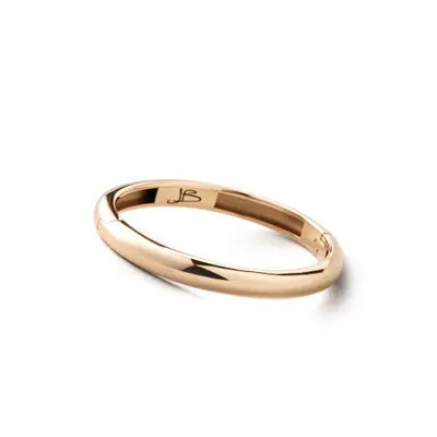 JENNY BIRD Gia Bangle in High Polish Gold at Nordstrom, Size Large | Nordstrom
