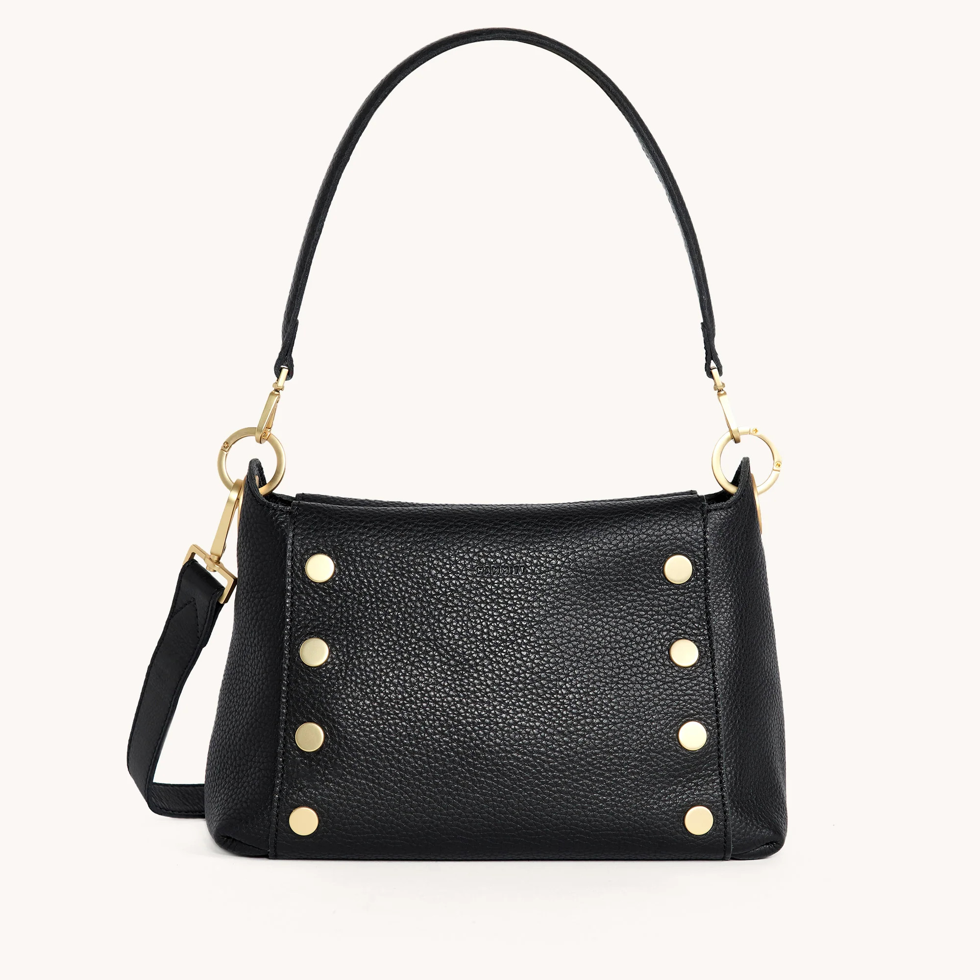 Bryant | Black/Brushed Gold Red Zip | Med 840220504373 | Hammitt (US)