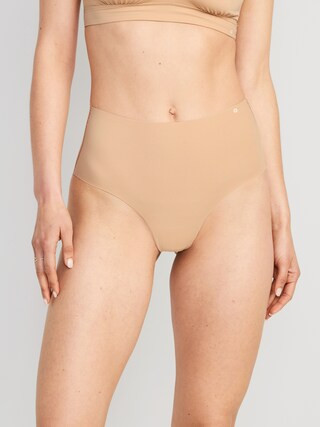 High-Waisted No-Show Brief Underwear | Old Navy (US)
