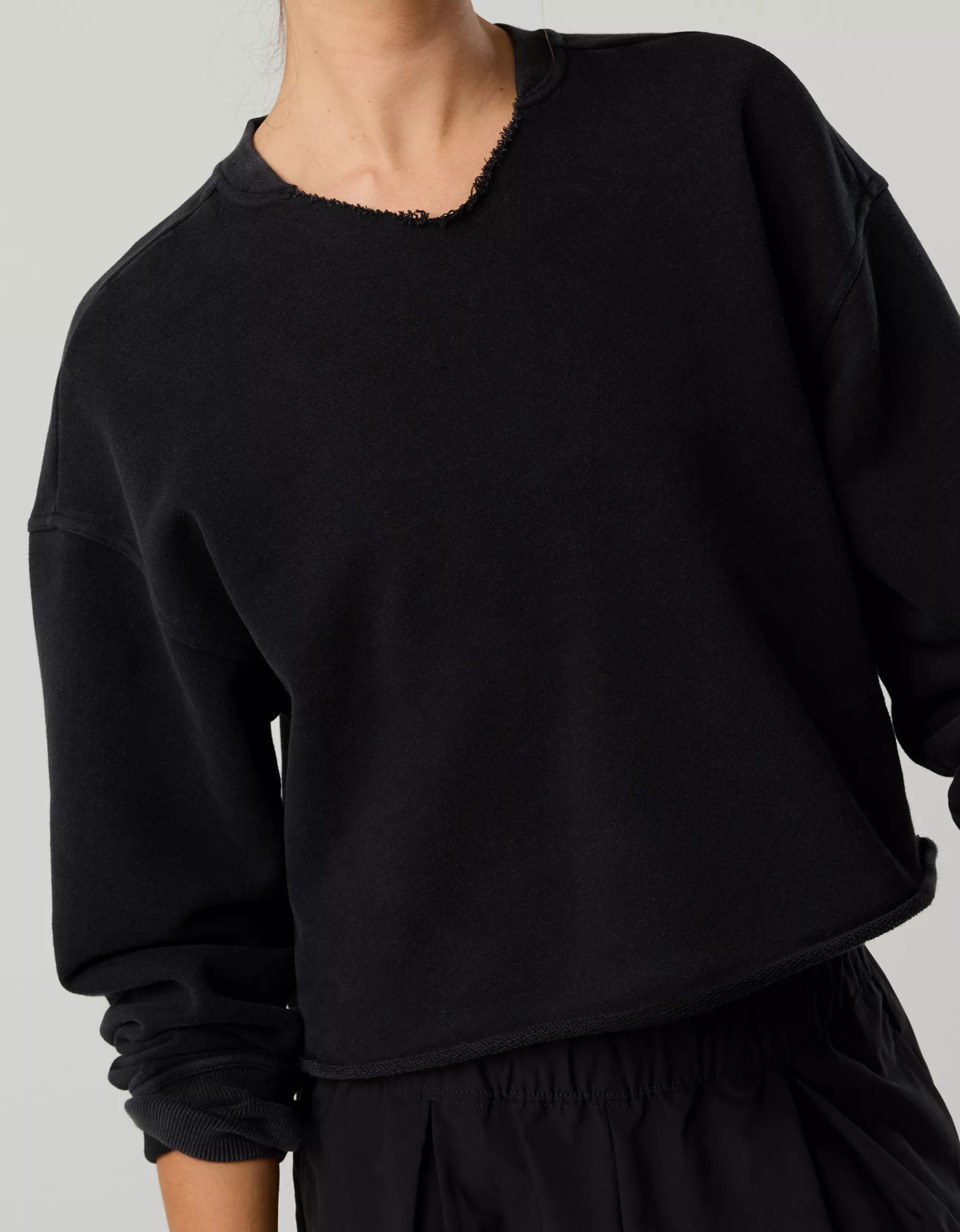 OFFLINE By Aerie Throwback Notch Crewneck | American Eagle Outfitters (US & CA)