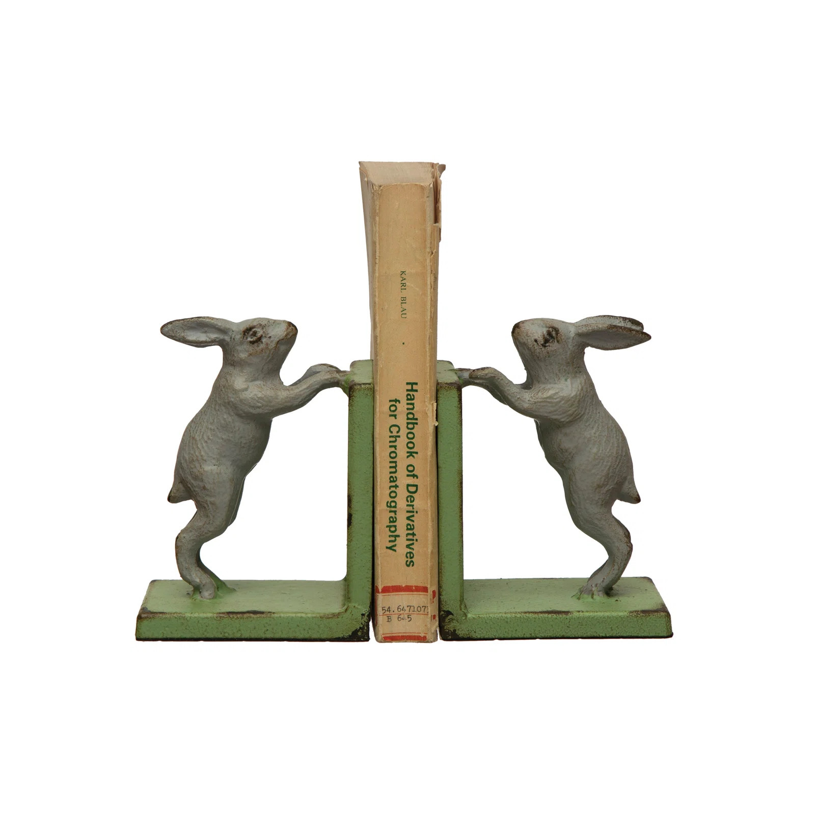 Decorative 2-Tone Cast Metal Rabbit Bookends (Set of 2) | Wayfair North America