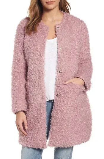 Women's Via Spiga Reversible Faux Fur Coat, Size X-Small - Pink | Nordstrom