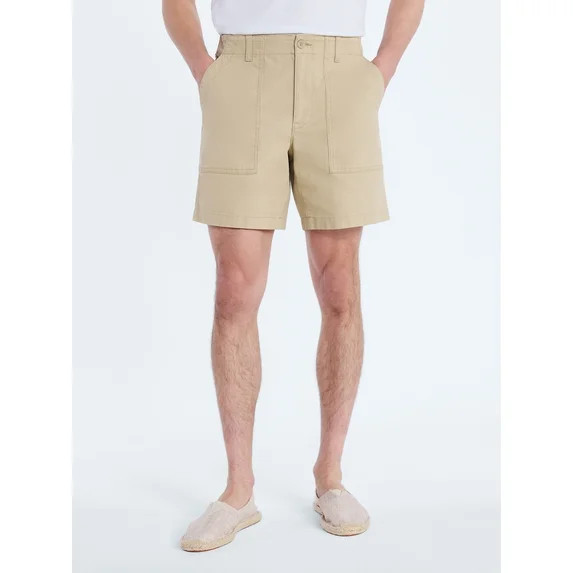 Free Assembly Men's Utility Shorts, 7" Inseam, Sizes S-3XL | Walmart (US)