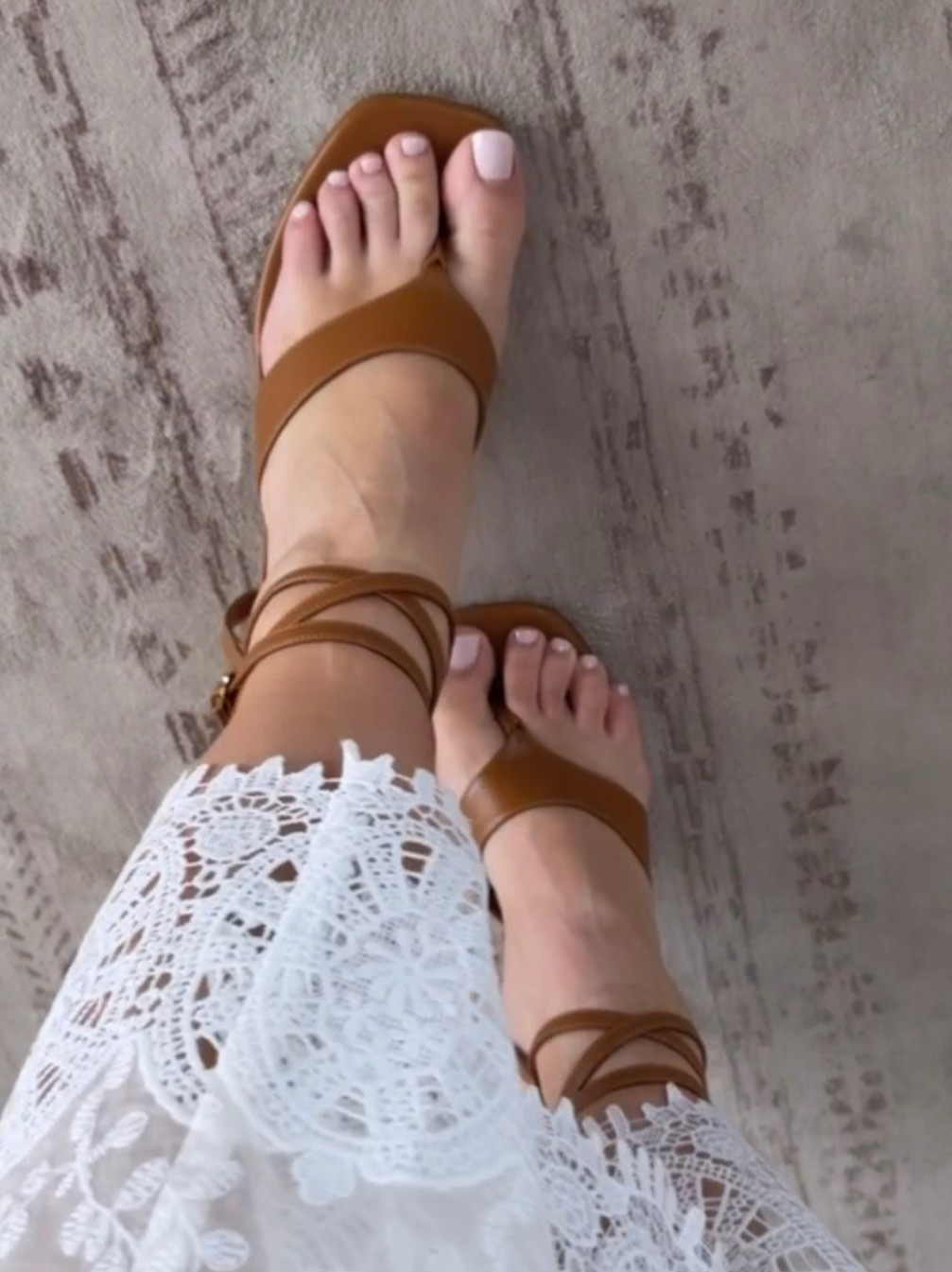 These Stuart weitzman tan sandals are my favorite shoes I have bout this season — daily edit cover from Found by Em
