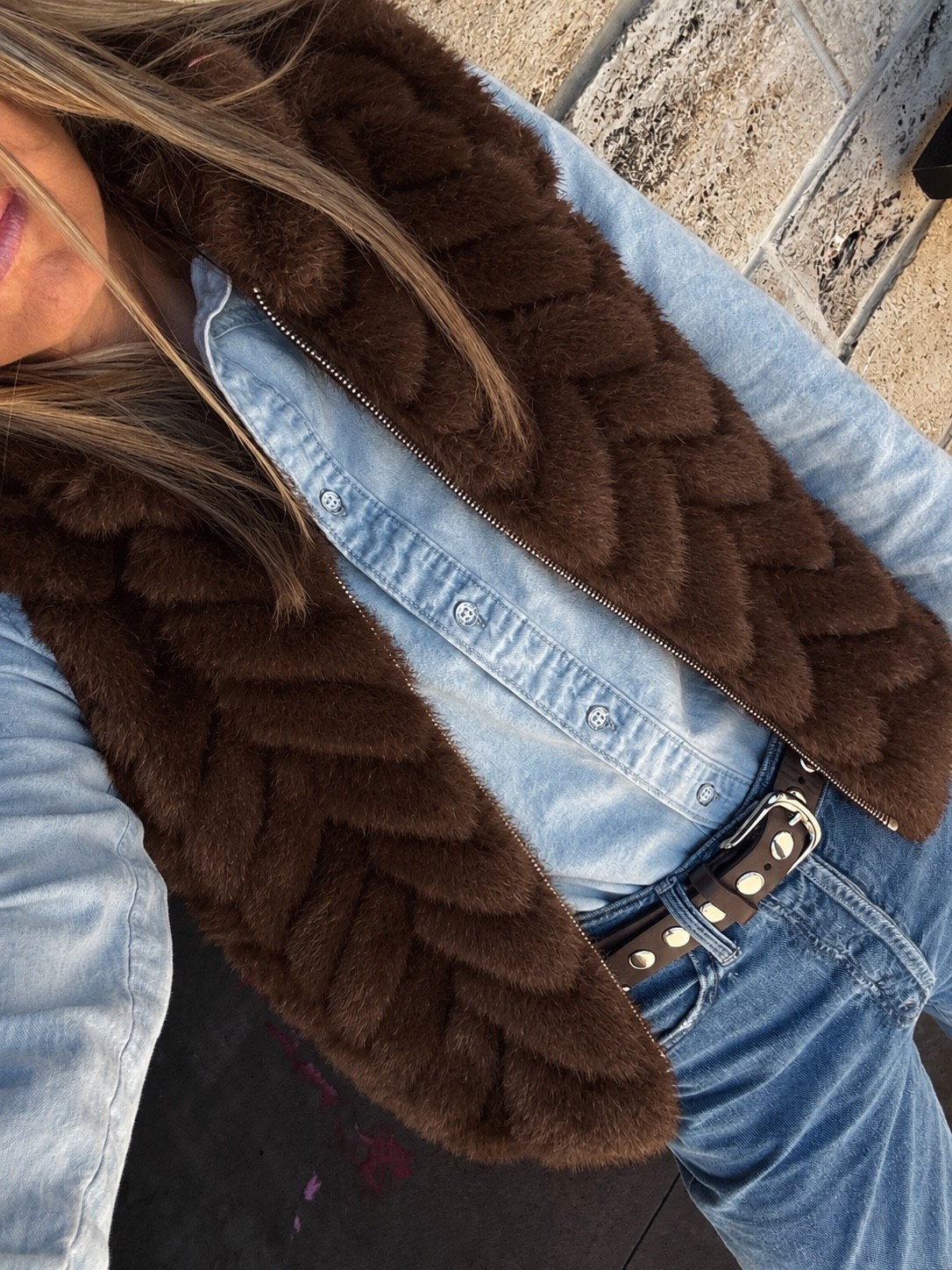 New faux fur vest from
Nordstrom