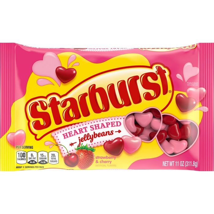 Starburst Valentine's Day Heart Shaped Jelly Beans - 11oz | Target