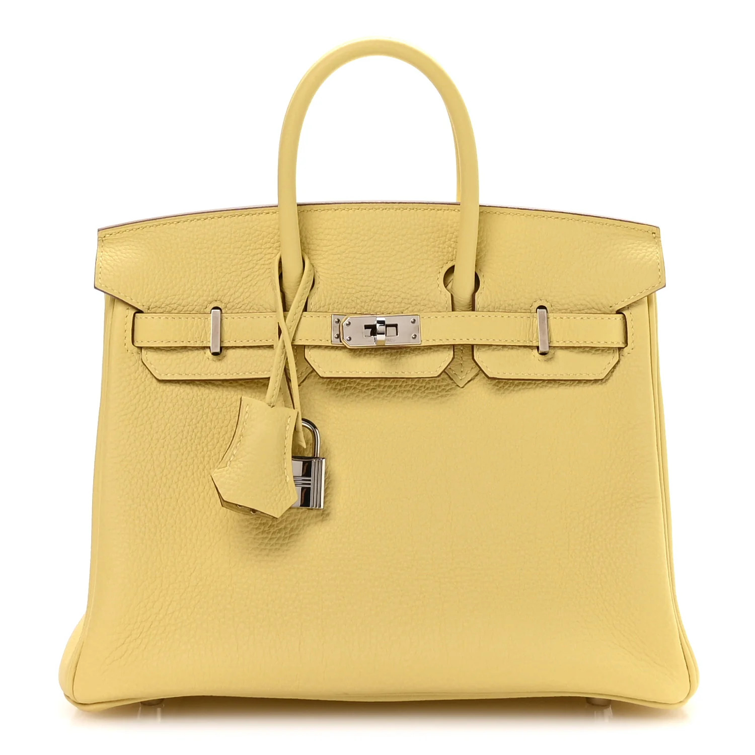 Hermes Togo Birkin 25 Jaune Poussin 1820328 | FASHIONPHILE (US)
