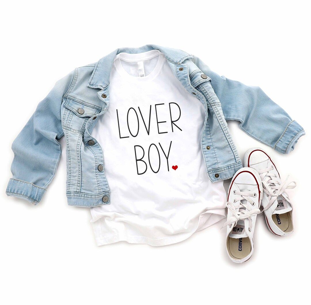 Lover Boy Kids Shirt - Modern Mama's Lover Boy Kids Unisex Shirt - Cute Valentines Day Toddler Shirt | Etsy (US)
