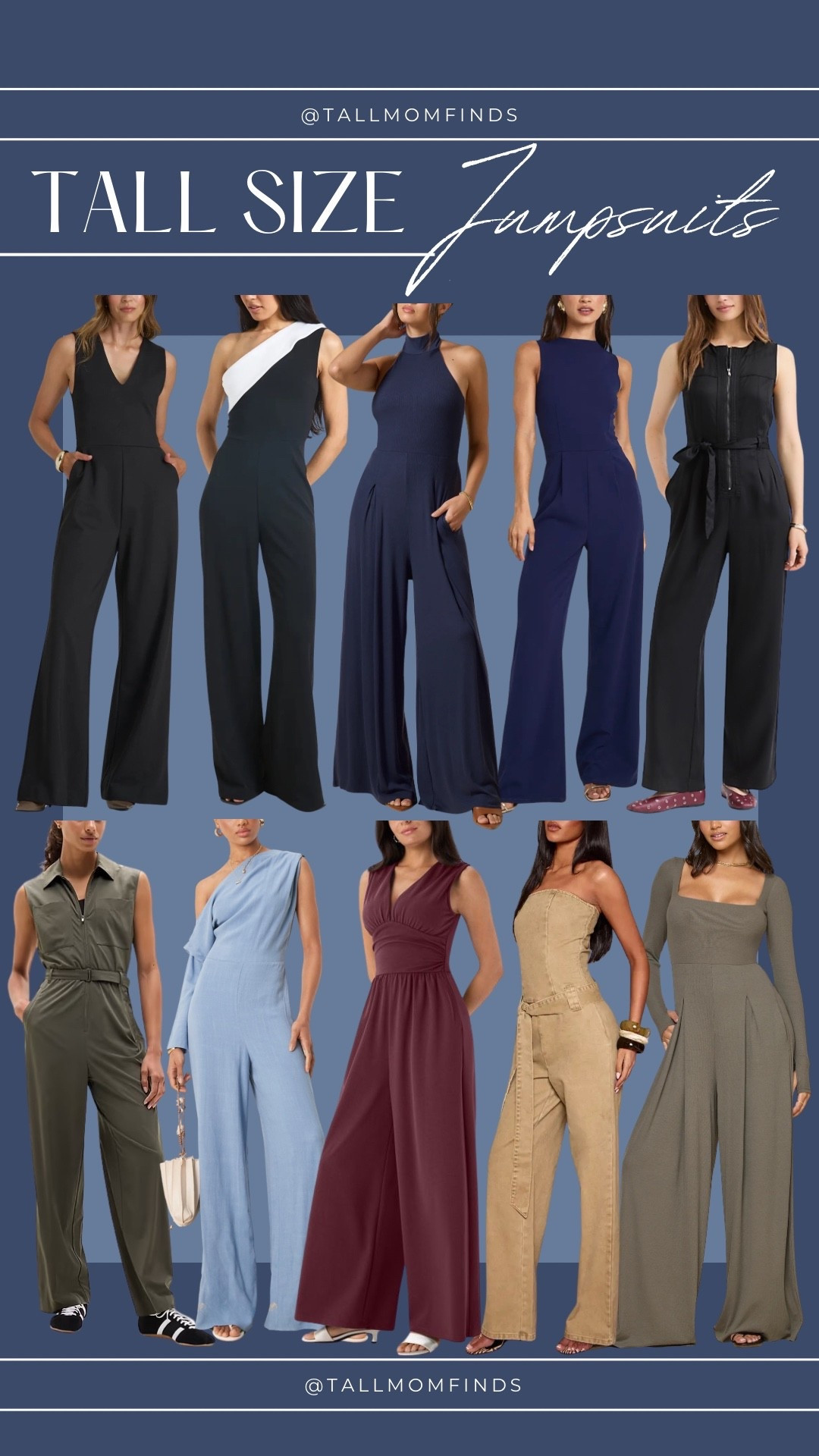 One-and-done outfits. Tall size jumpsuits. Tall Girl Fashion, Tall Jumpsuits, Tall Style, Tall Fashion Finds, Long Leg Style, Tall Size Jumpsuit, Jumpsuits

#LTKTall #LTKSeasonal #LTKWorkwear