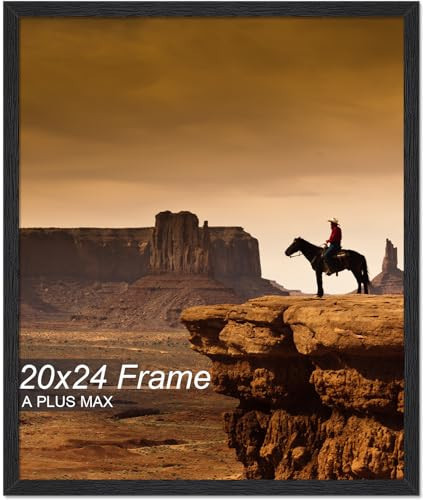 A PLUS MAX 20x24 Picture Frame Black Light Weight Wall Mount | Amazon (US)