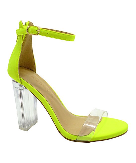 Wild Diva Women's Sandals NEON - Neon Yellow Morris Sandal - Women | Zulily