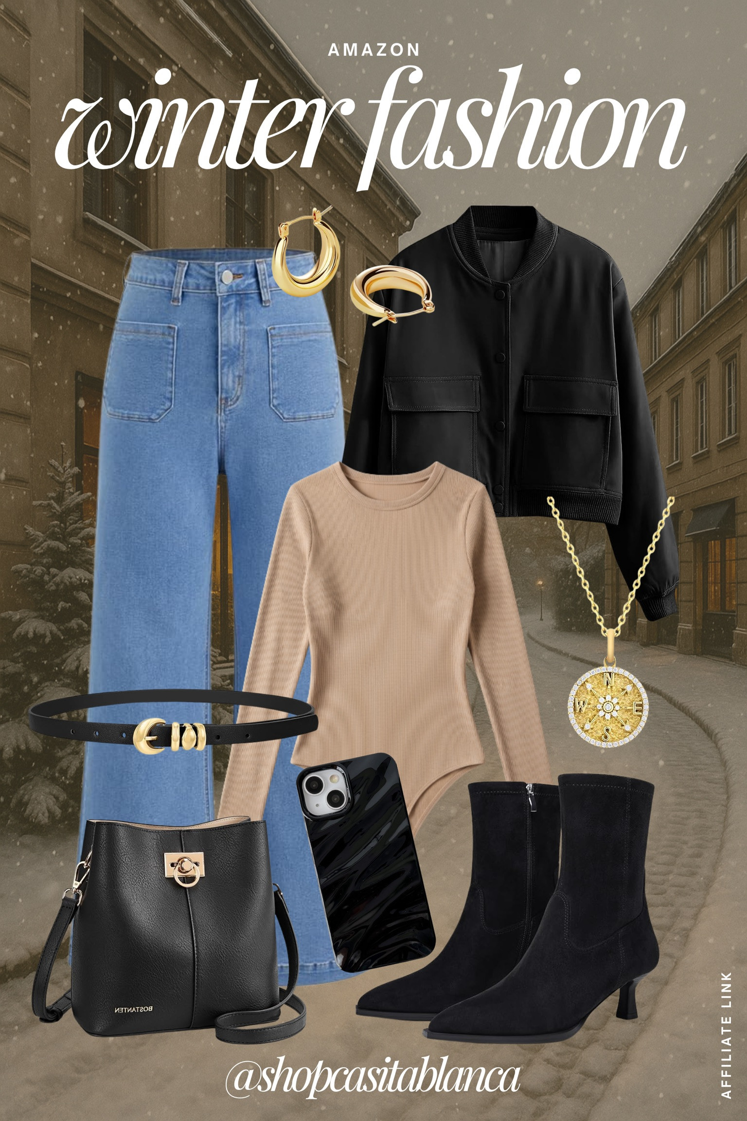 ✨ Winter fashion, but make it effortless.
Soft neutrals, clean lines, and chic black accessories that pull everything together. Easy pieces you can mix, match, and wear all season long.🤍

#AmazonFashion #AmazonStyle #AmazonOutfits #LTKStyle #LTKFashion #HolidayStyle #WinterOutfits #FallFashion #AmazonFinds #LTKHoliday 

 #LTKHoliday #LTKSeasonal #LTKFindsUnder50