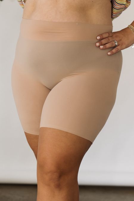 Wearing size ONE SIZE PLUS in these no compression/shaping short. Use CARALYN10 at Spanx. 

#LTKStyleTip #LTKSeasonal #LTKMidsize