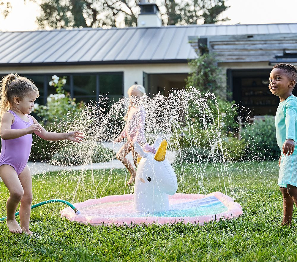 Unicorn Rainbow Splash Pad | Pottery Barn Kids