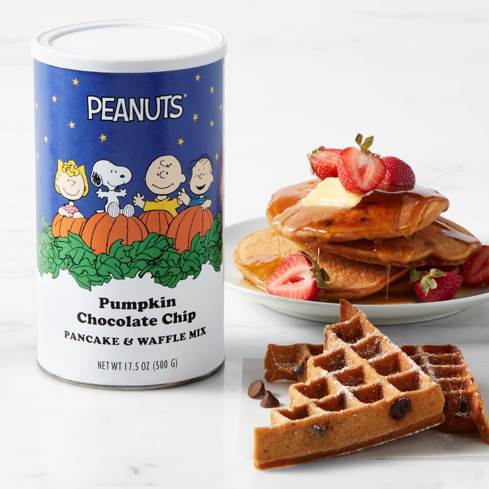 PEANUTS™ x Williams Sonoma Halloween Pumpkin Chocolate Chip Pancake & Waffle Mix | Williams-Sonoma