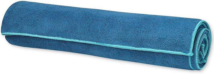 Gaiam Yoga Towel - Mat Sized Active Dry Non Slip Moisture Wicking Sweat Absorbent Microfiber Hot ... | Amazon (US)
