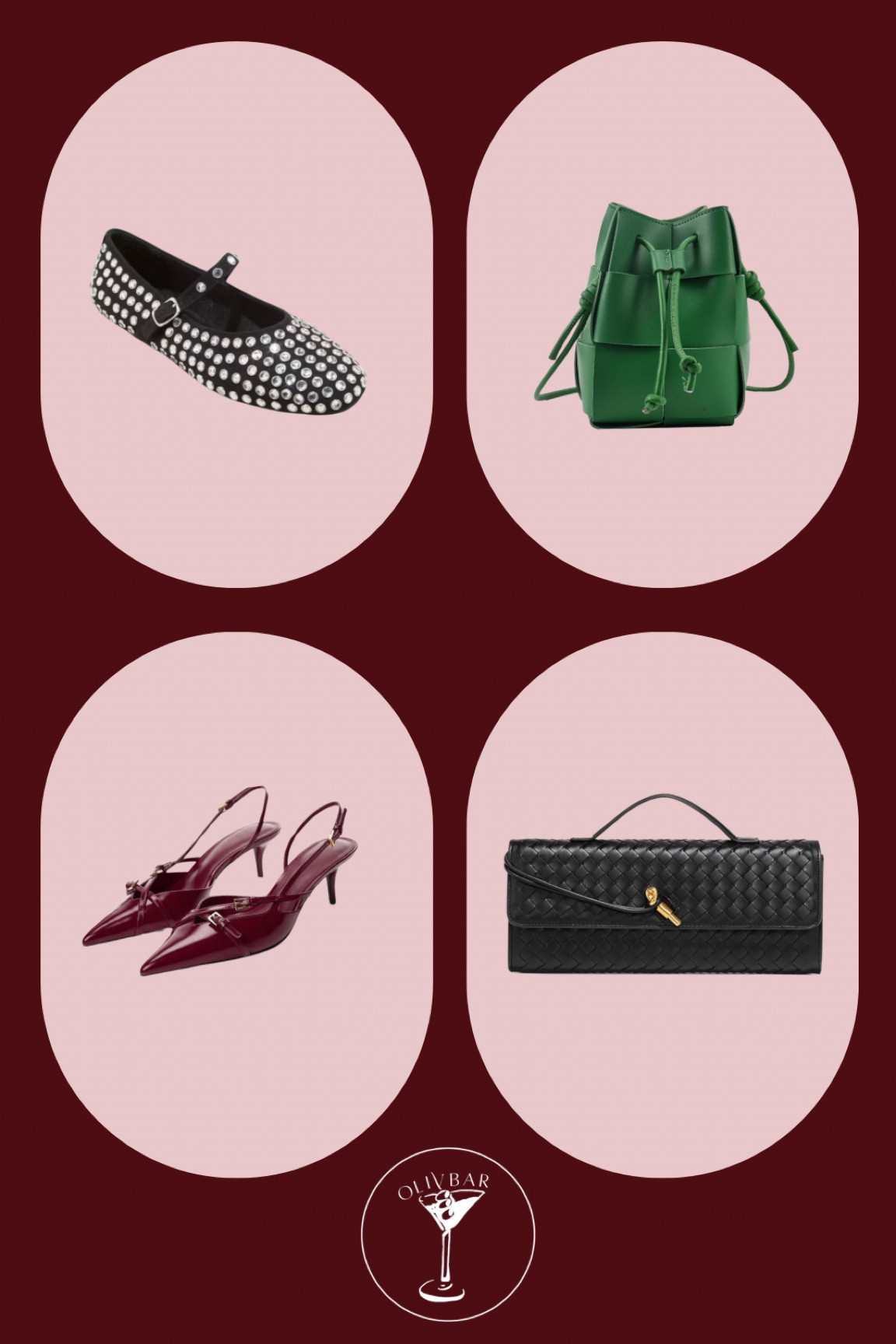 Looks for less! Mary Jane’s, burgundy kitten heels, woven bag, mini clutch, green purse, fall trends, fall style inspo, accessories, fall shoes

#LTKFindsUnder100 #LTKShoeCrush #LTKItBag
