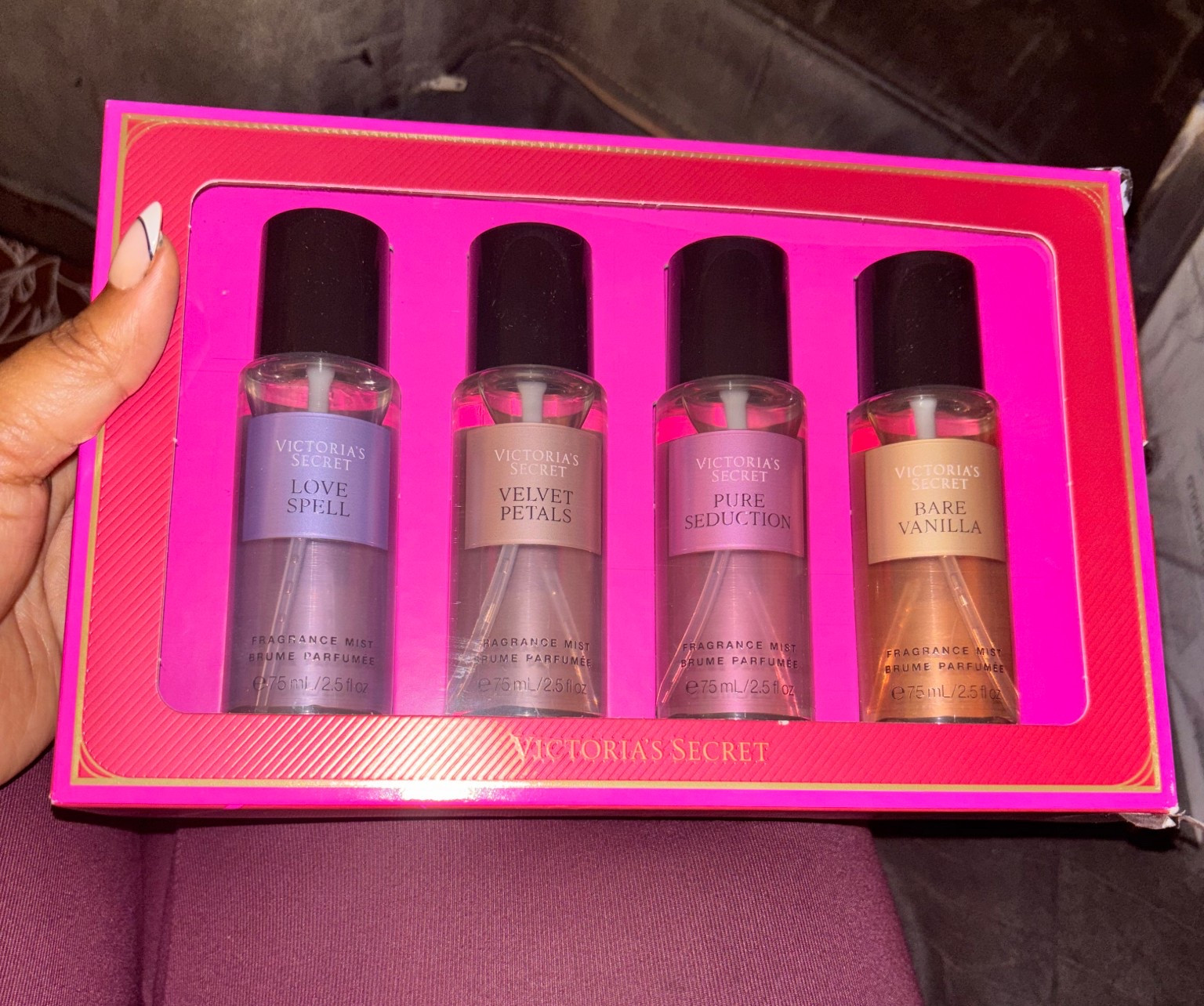 Some of my fave scents in one set, makes the perfect gift! Great for travel. Body mist set, Victoria’s Secret mist set, body spray set, perfume scent set, gift guide, gifts for her.

#LTKSaleAlert #LTKselfcare #LTKGiftGuide