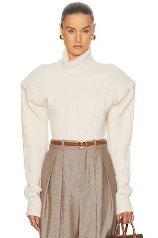 Ronny Kobo Camilla Knit Top in Ivory | FWRD 