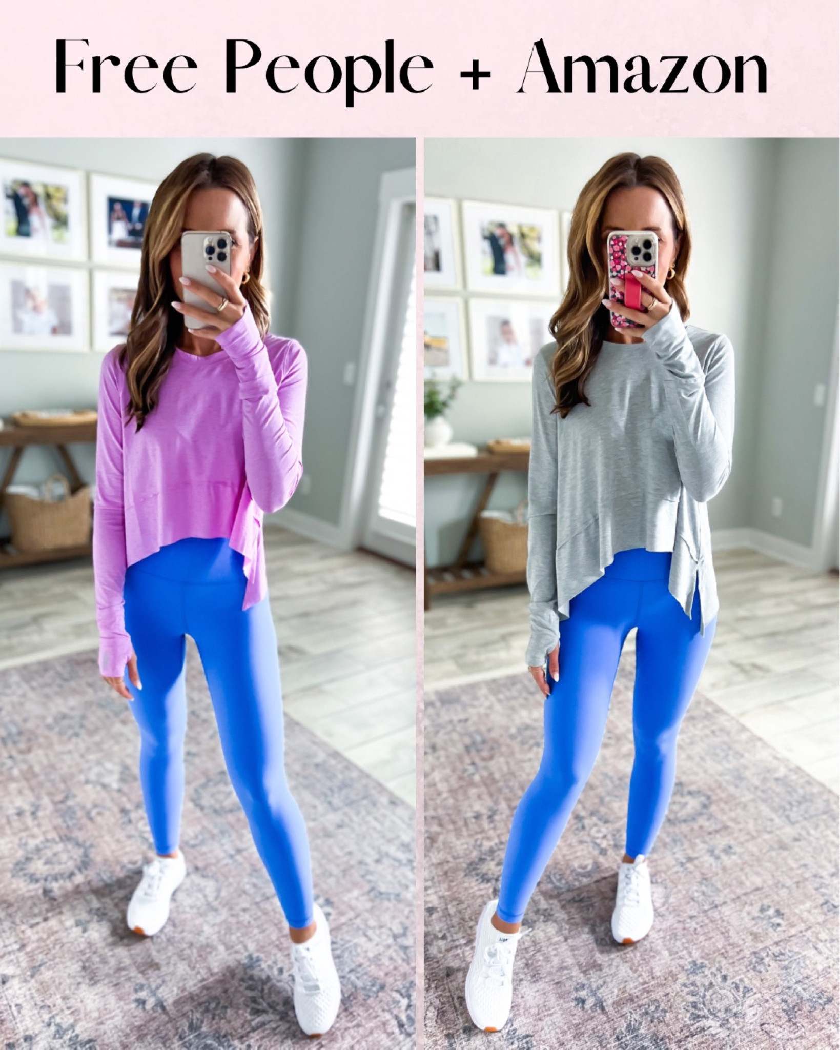 Royal blue leggings outfit sale