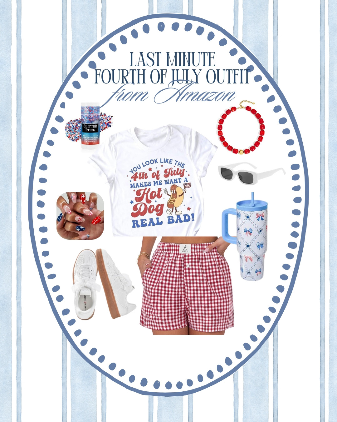 Last minute 4th of July outfit finds from Amazon!❤️🤍💙🇺🇸
 

 #LTKootd #LTKSeasonal #LTKSaleAlert
