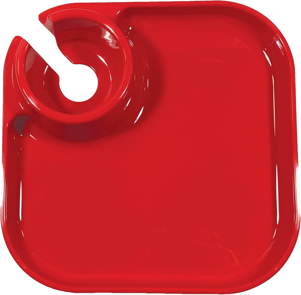 Fancy Panz Party Plates, Reusable Plates for Parties, Made in the USA Plastic Plates with Built I... | Amazon (US)
