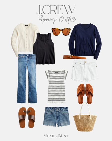 Spring outfits / neutral closet / Jcrew fashion / Jcrew sale / Spring Jeans / neutral sandals / neutral sneakers / spring denim

#LTKstyletip #LTKshoecrush #LTKSeasonal