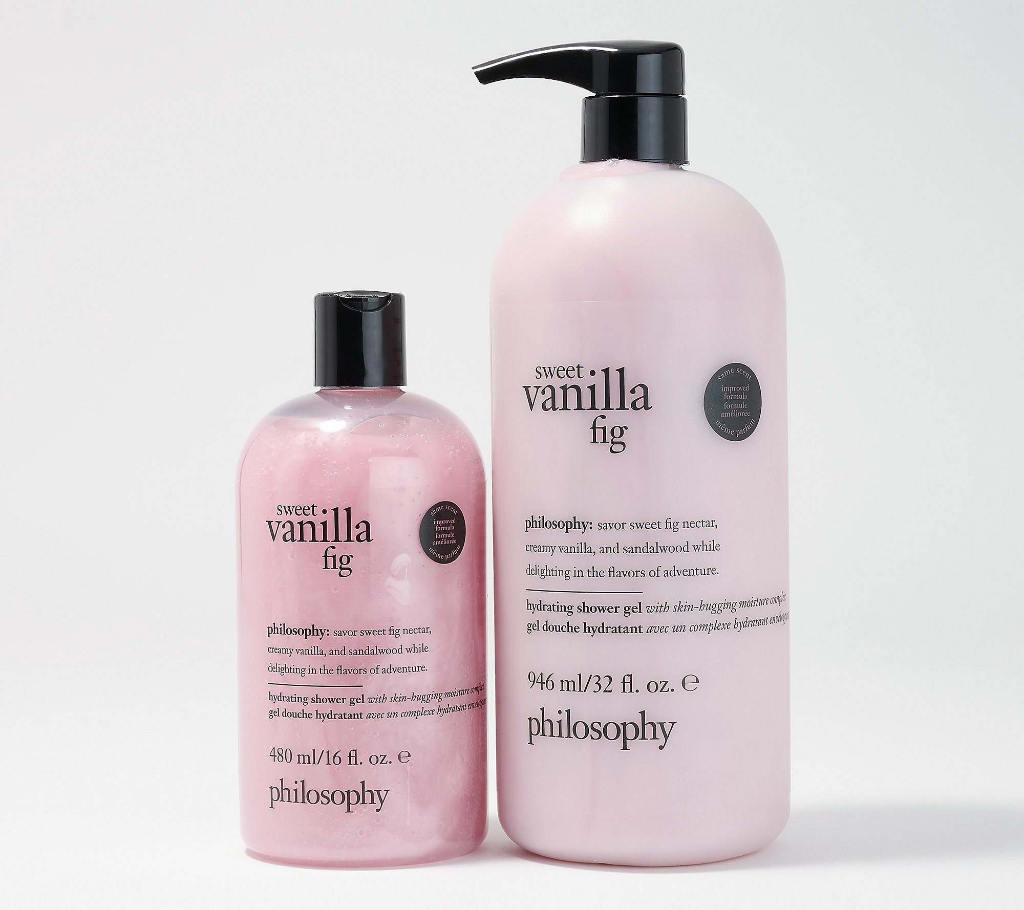 philosophy fresh, creamy & sweet shower gelduo | QVC