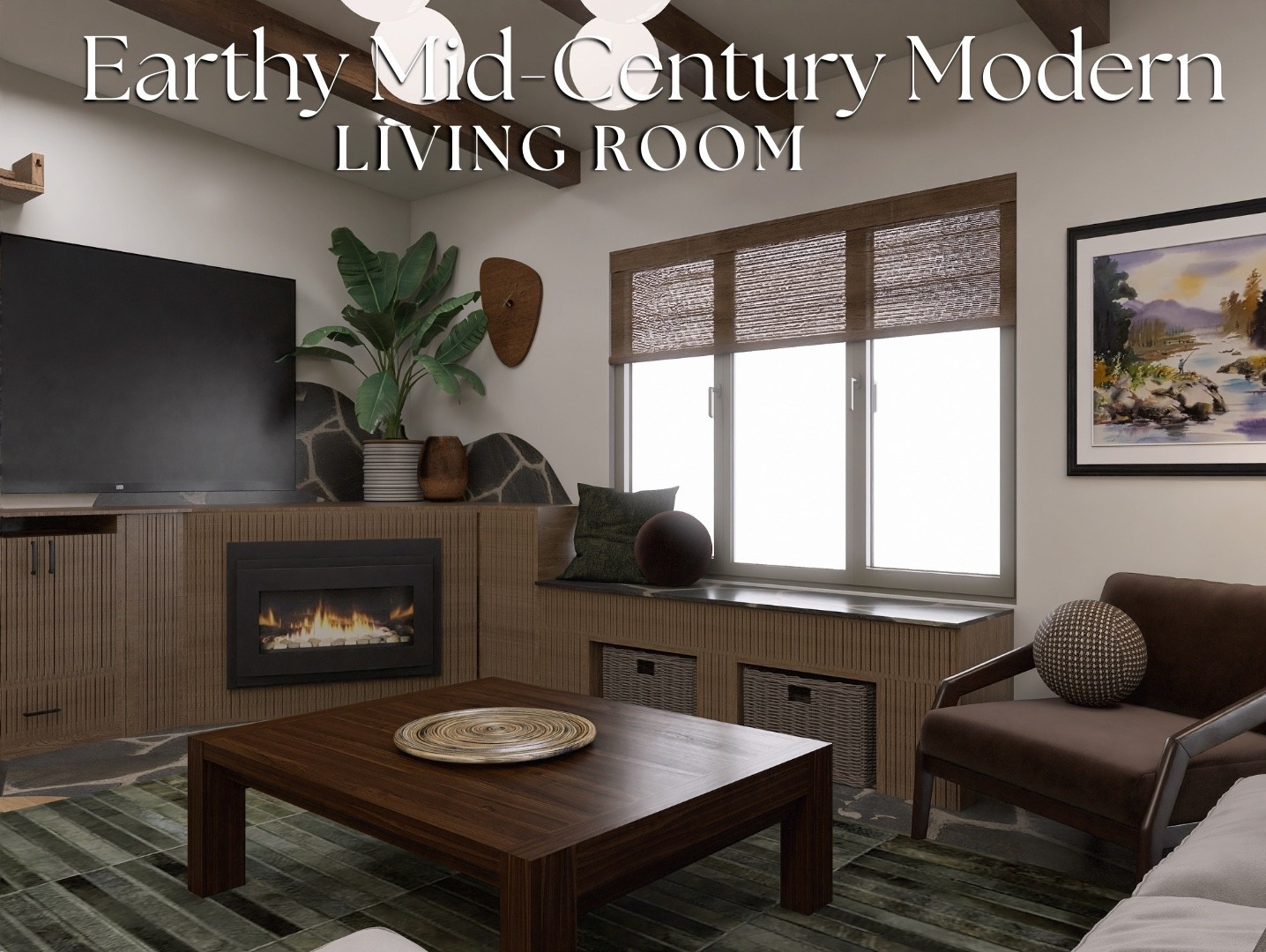Designed by Jackie
Earthy Mid-Century Modern Living Room

#LTKmomlife #LTKSeasonal #LTKHome
