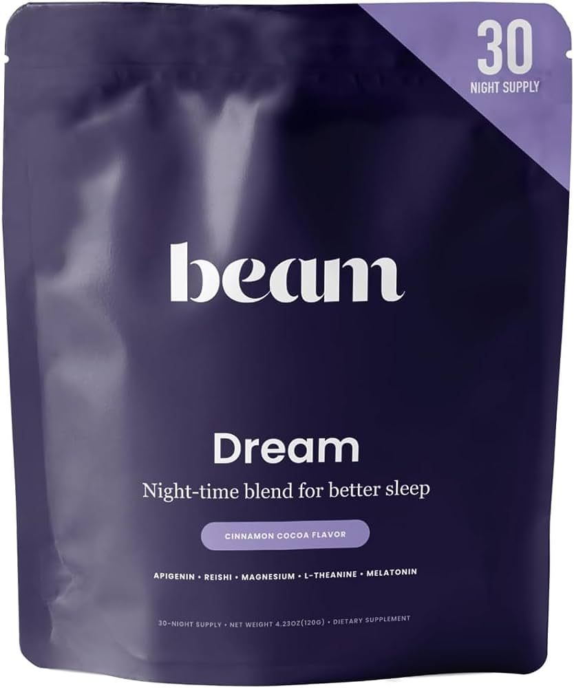 Beam Dream Sleep Powder | Natural Ingredients | L-Theanine | Magnesium | Calm Support Supplement ... | Amazon (US)